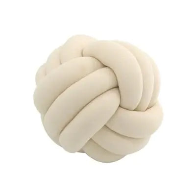 Coussin de lancer en balles nouées décoratives PlushKnot - Rynova