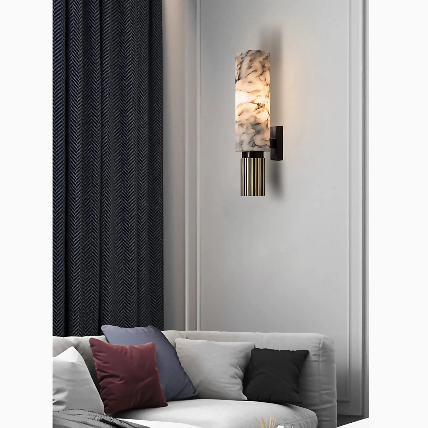 MarbleLux - Applique Murale en Marbre pour un Éclairage Élégant - Rynova