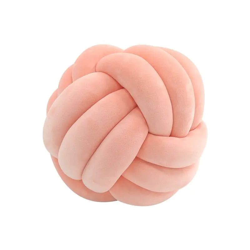 Coussin de lancer en balles nouées décoratives PlushKnot - Rynova