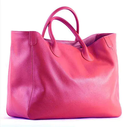 LuxeFemme - Sac Cabas Oversize Élégant en Cuir - Rynova