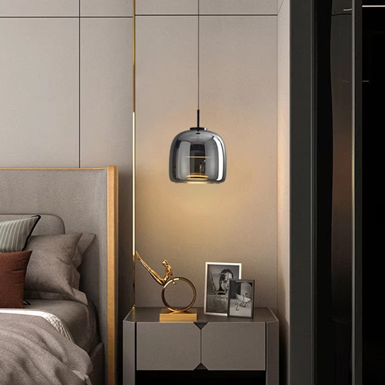 ÉclatNoir – Pendule Design en Verre Noir - Rynova