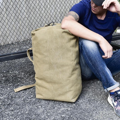RandoTact – Sac à Dos Duffel en Toile Militaire Imperméable - Rynova