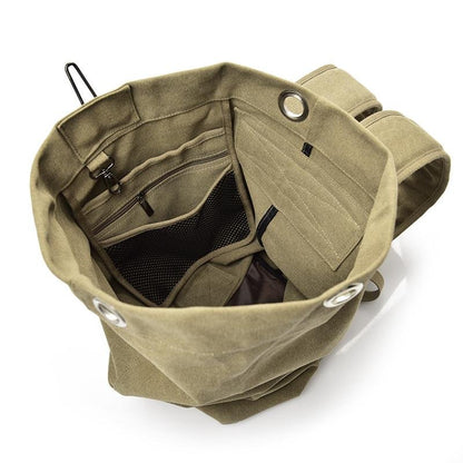 RandoTact – Sac à Dos Duffel en Toile Militaire Imperméable - Rynova