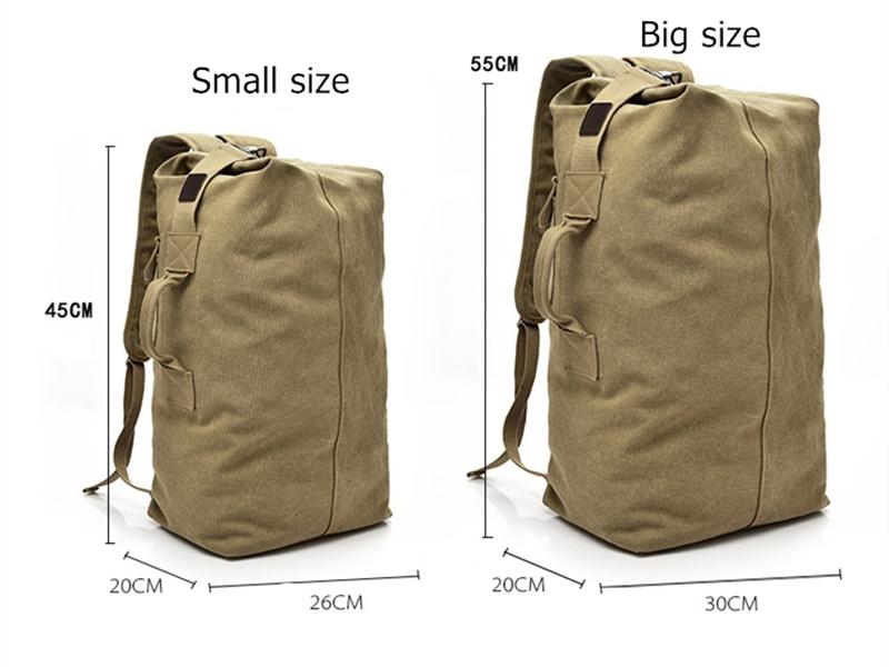 RandoTact – Sac à Dos Duffel en Toile Militaire Imperméable - Rynova