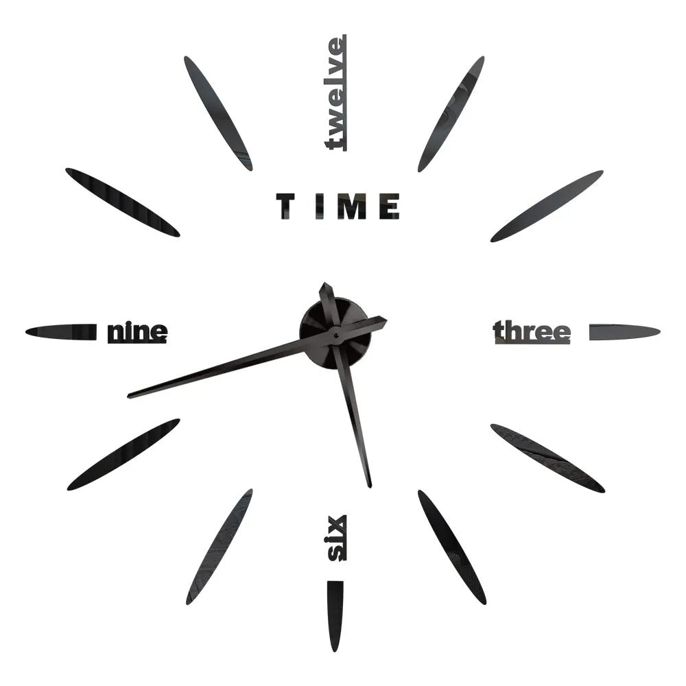 DecoHorloge – Grande Horloge Murale 3D pour Décoration Intérieure - Rynova