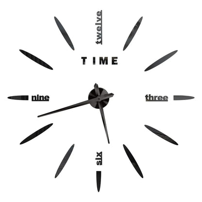 DecoHorloge – Grande Horloge Murale 3D pour Décoration Intérieure - Rynova