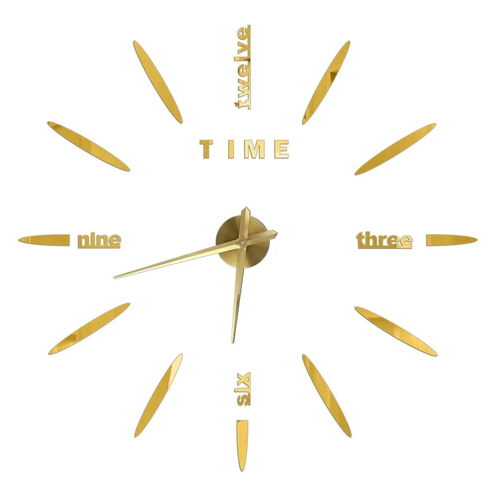 DecoHorloge – Grande Horloge Murale 3D pour Décoration Intérieure - Rynova