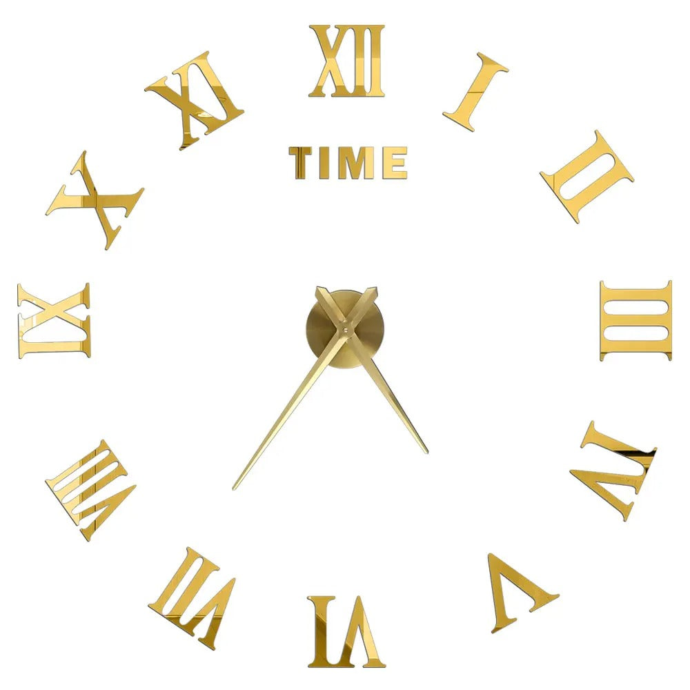 DecoHorloge – Grande Horloge Murale 3D pour Décoration Intérieure - Rynova