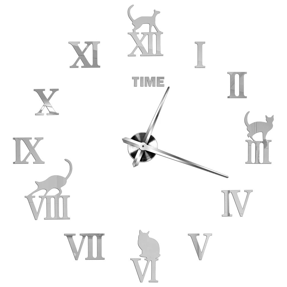 DecoHorloge – Grande Horloge Murale 3D pour Décoration Intérieure - Rynova
