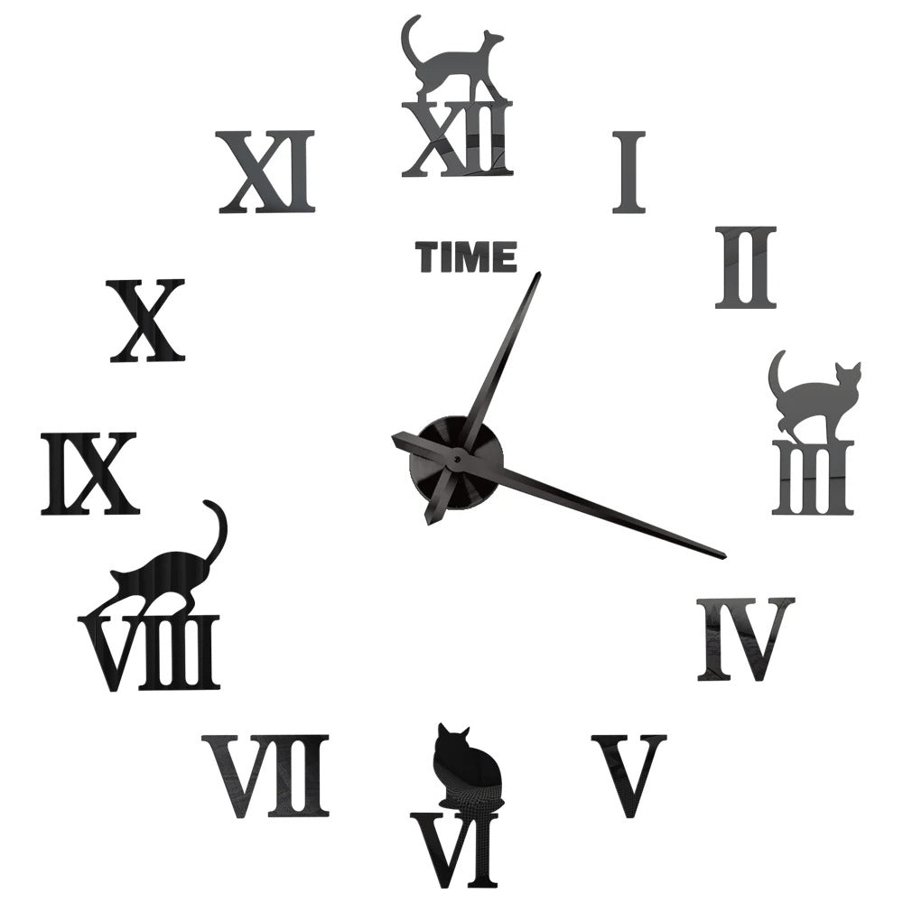 DecoHorloge – Grande Horloge Murale 3D pour Décoration Intérieure - Rynova