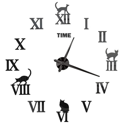 DecoHorloge – Grande Horloge Murale 3D pour Décoration Intérieure - Rynova