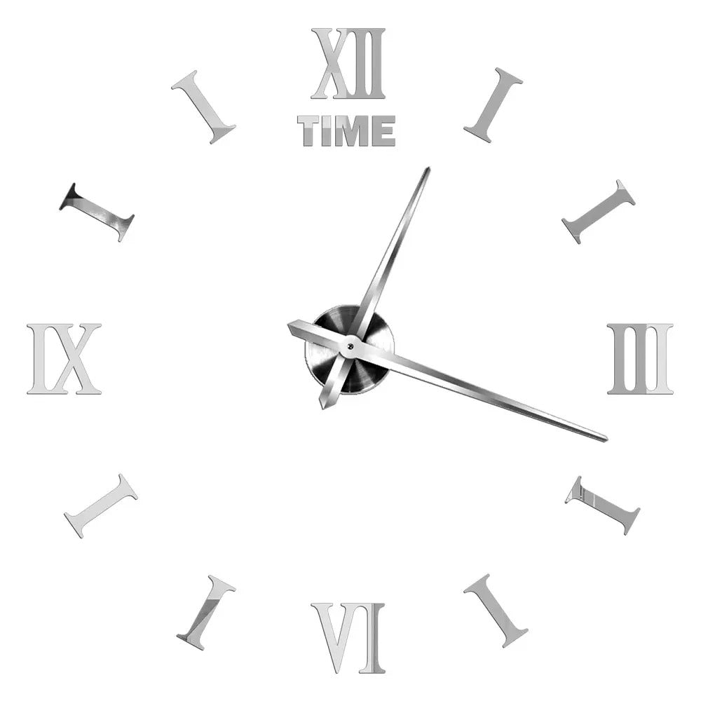 DecoHorloge – Grande Horloge Murale 3D pour Décoration Intérieure - Rynova