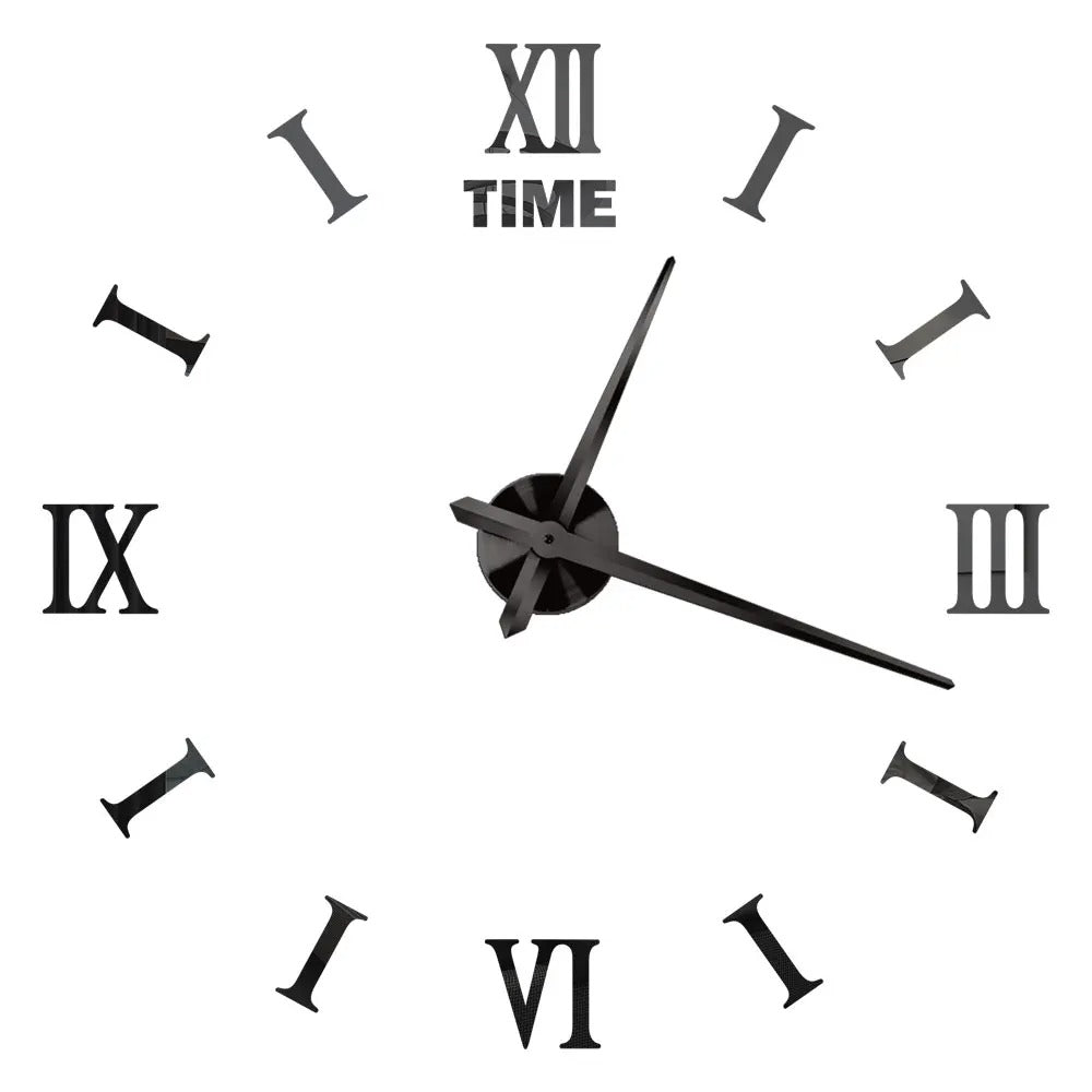 DecoHorloge – Grande Horloge Murale 3D pour Décoration Intérieure - Rynova