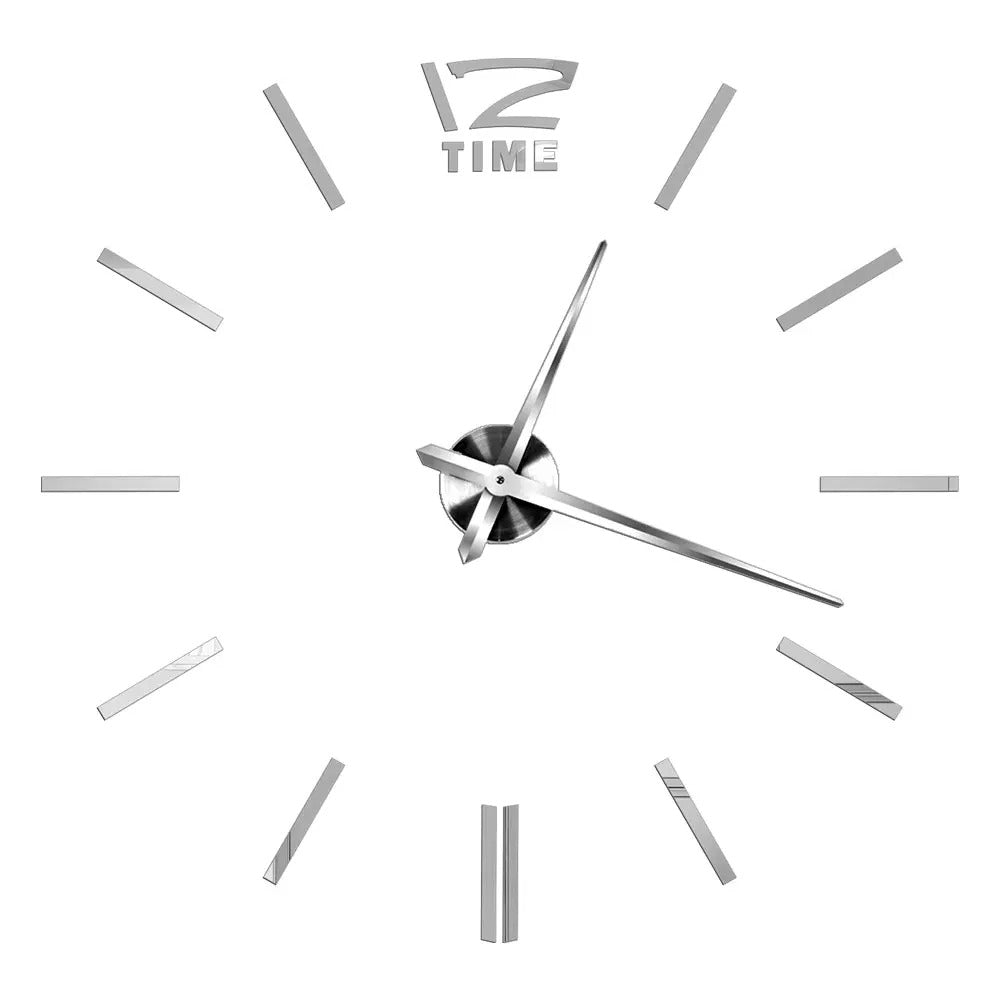 DecoHorloge – Grande Horloge Murale 3D pour Décoration Intérieure - Rynova