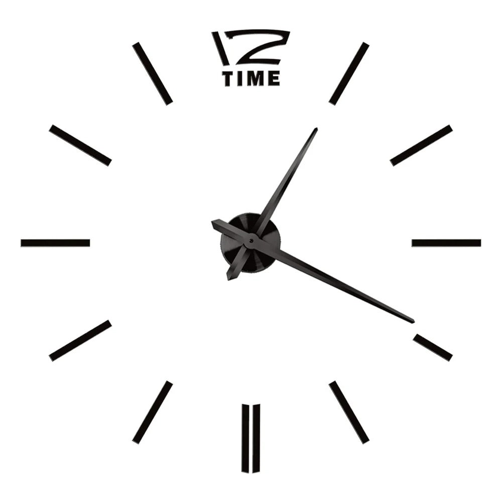 DecoHorloge – Grande Horloge Murale 3D pour Décoration Intérieure - Rynova