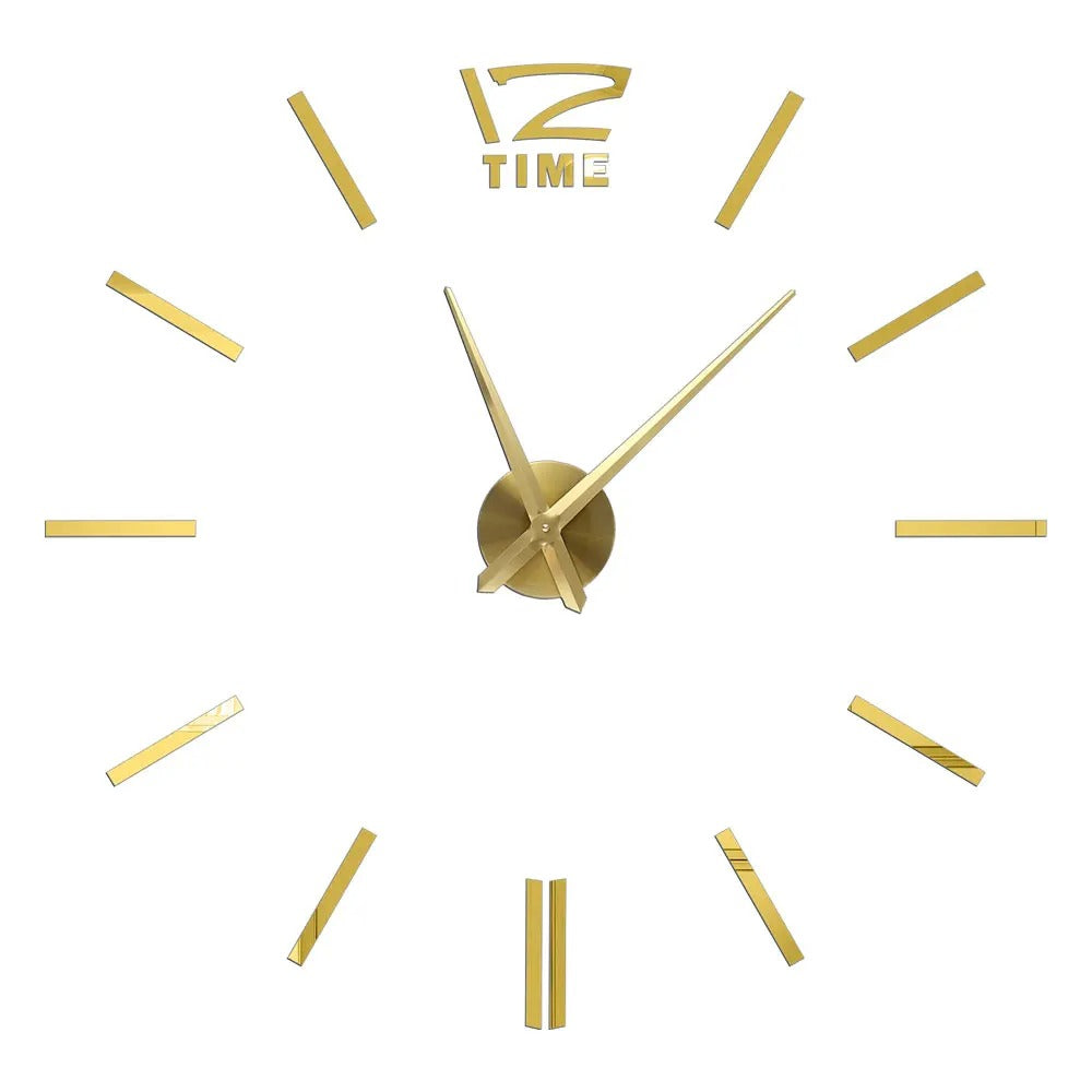 DecoHorloge – Grande Horloge Murale 3D pour Décoration Intérieure - Rynova