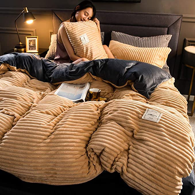 Élégance d'Hiver - Housse de couette douce et luxueuse pour l'hiver - Rynova