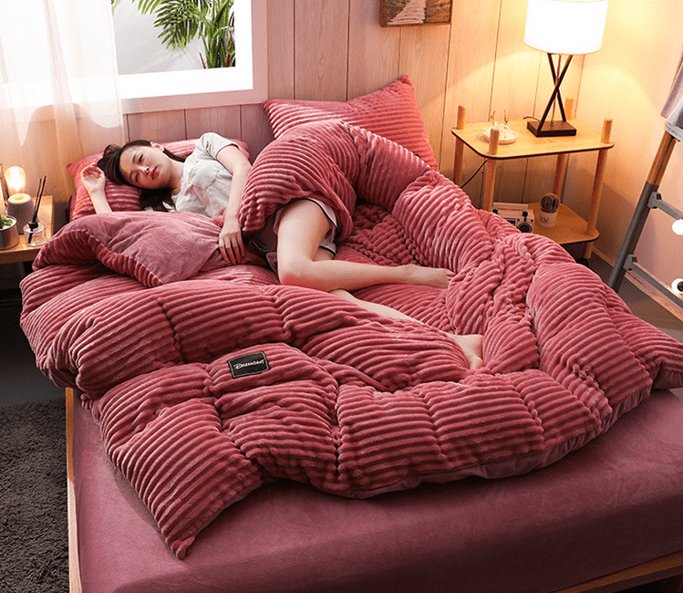 Élégance d'Hiver - Housse de couette douce et luxueuse pour l'hiver - Rynova