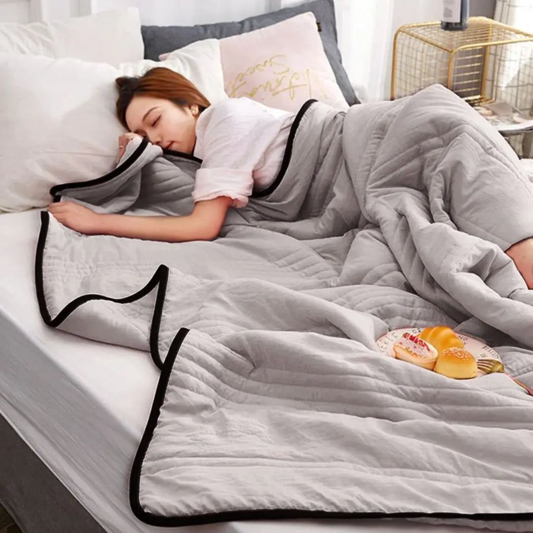 CoolDreams - Couverture rafraîchissante pour des nuits reposantes - Rynova