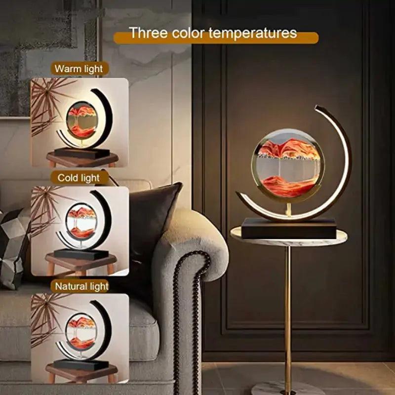 Lumineux Quicksand - Lampe de Table Moderne - Rynova
