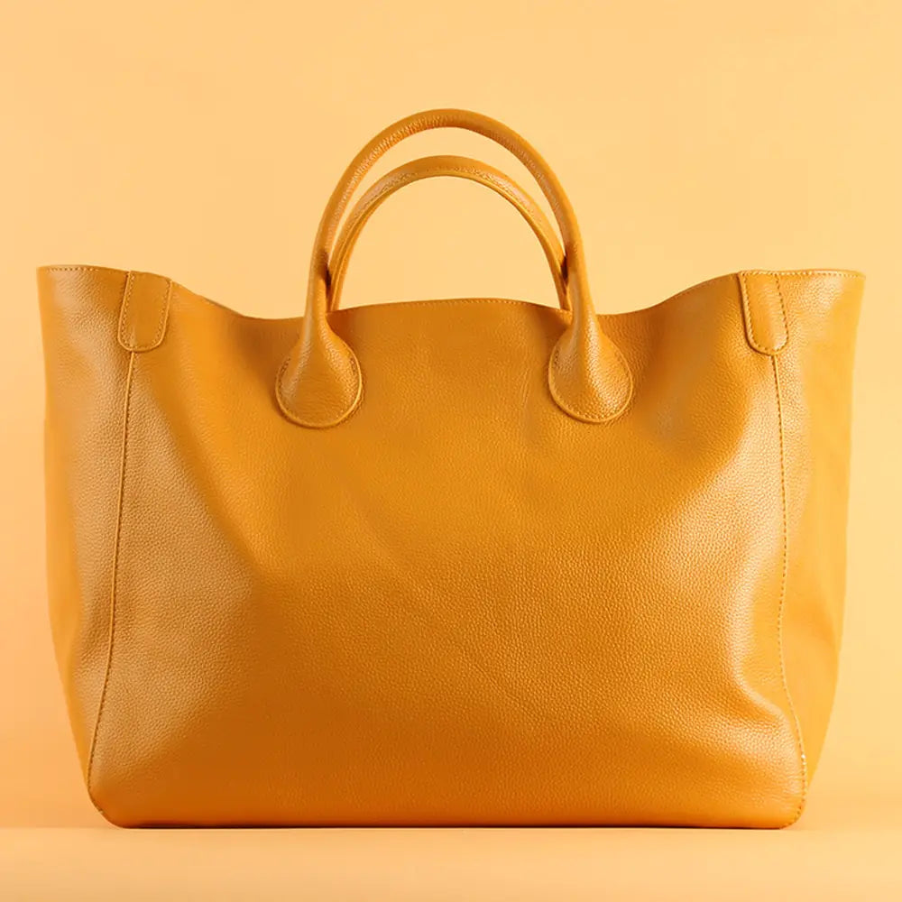 LuxeFemme - Sac Cabas Oversize Élégant en Cuir - Rynova