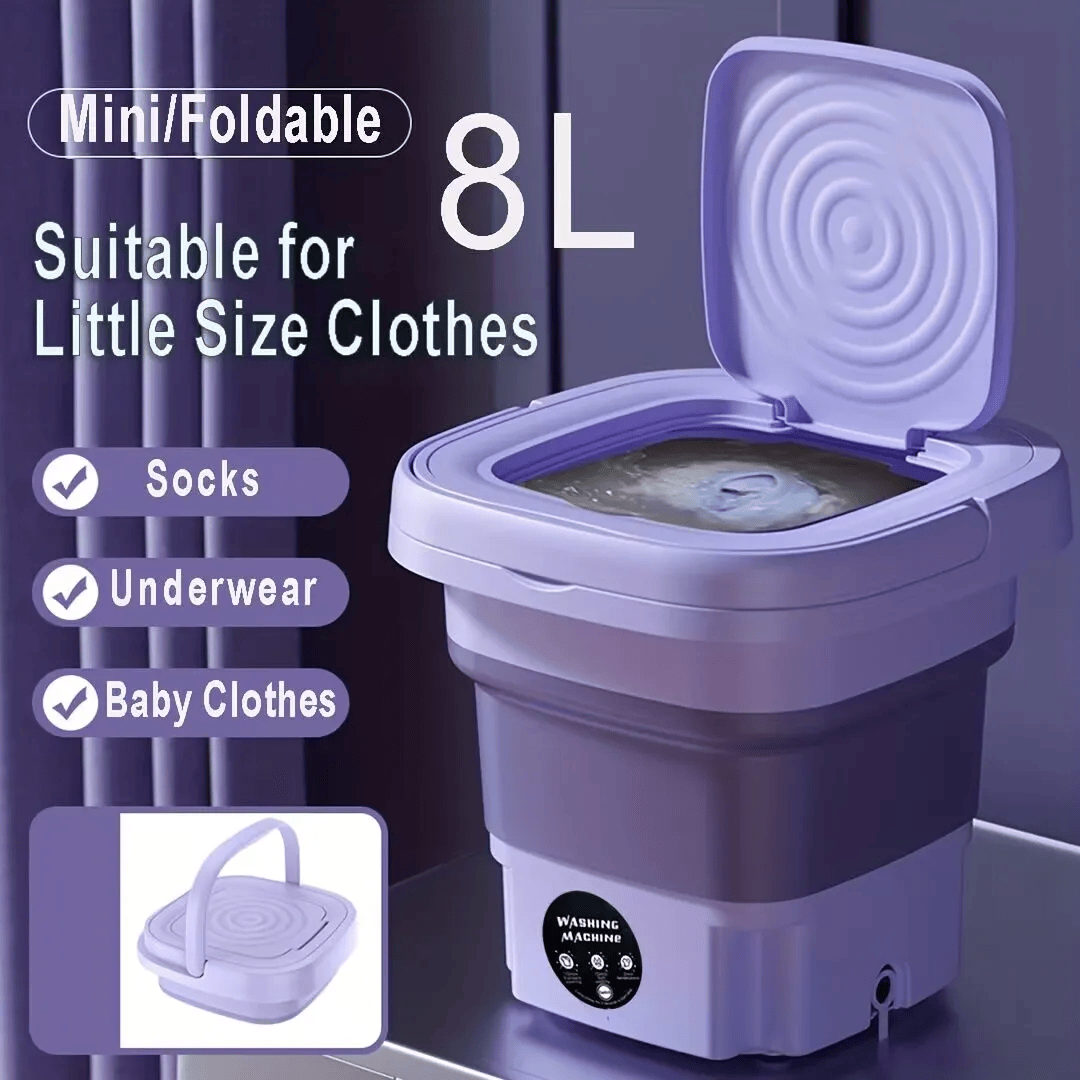 CleanEase - Machine à laver portable pliable - Rynova