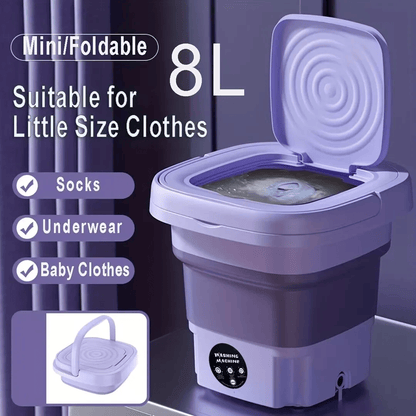 CleanEase - Machine à laver portable pliable - Rynova