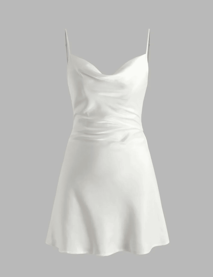 Élégance Nocturne - Robe Cami Satinée - Rynova