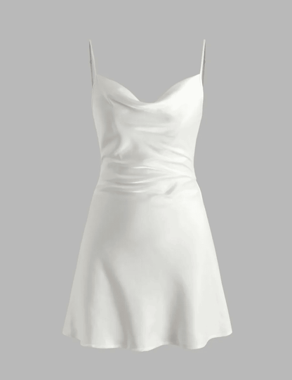 Élégance Nocturne - Robe Cami Satinée - Rynova