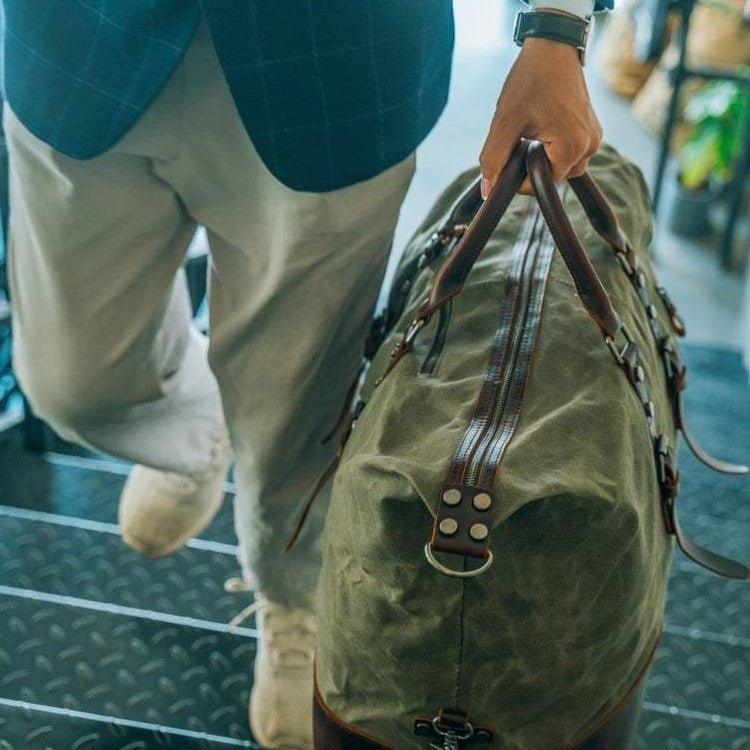 Sac de Voyage Waxé Héritage – Grand Sac Duffle pour Homme - Rynova