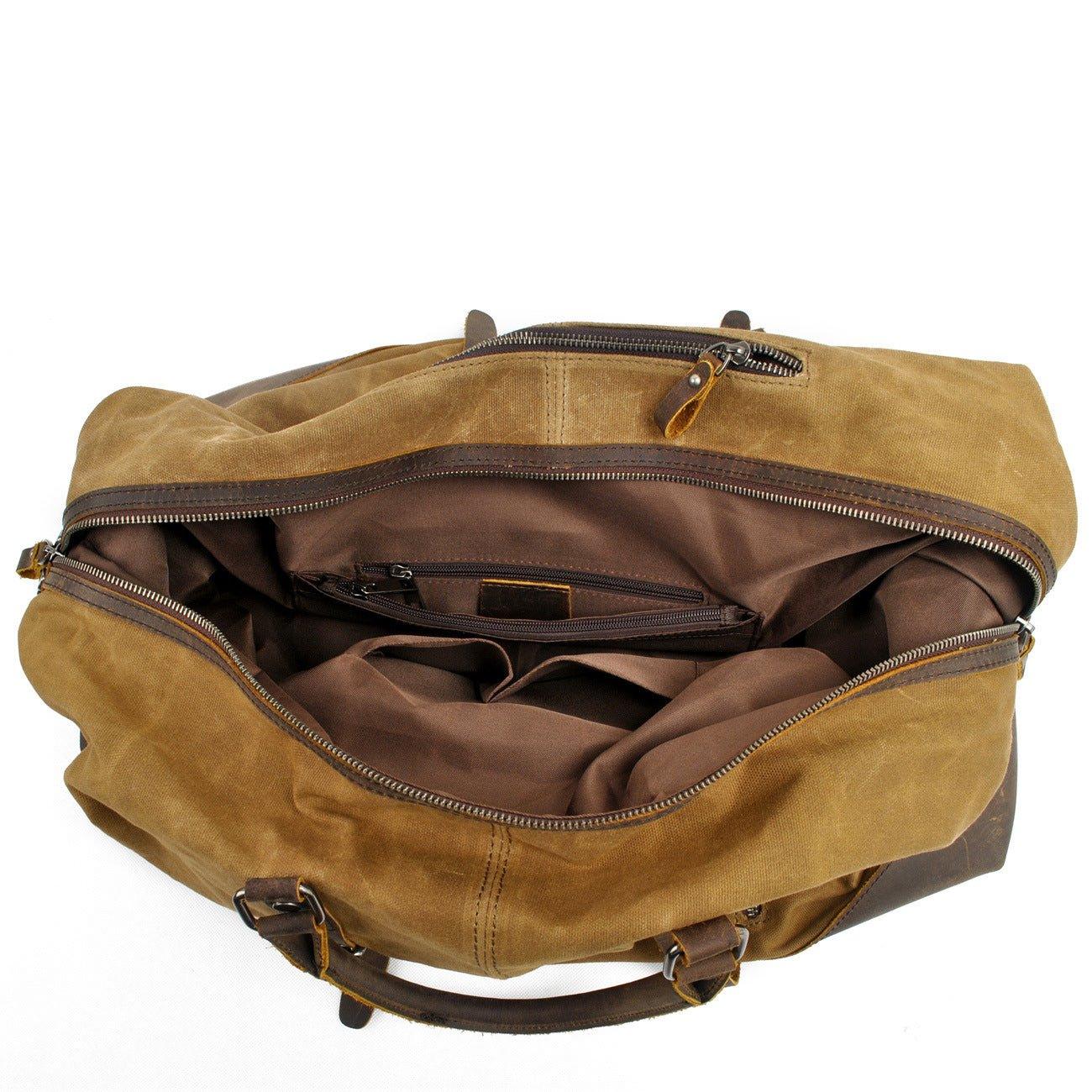 Sac de Voyage Waxé Héritage – Grand Sac Duffle pour Homme - Rynova
