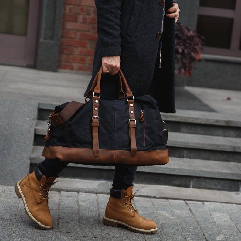 Sac de Voyage Waxé Héritage – Grand Sac Duffle pour Homme - Rynova