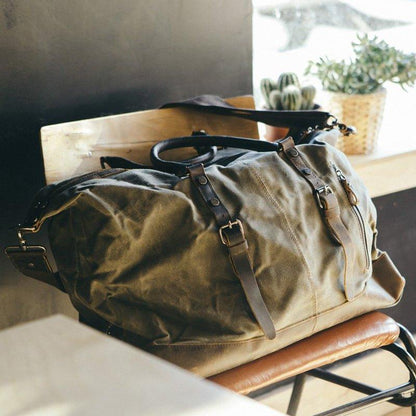 Sac de Voyage Waxé Héritage – Grand Sac Duffle pour Homme - Rynova