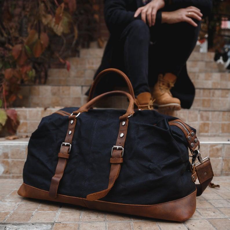 Sac de Voyage Waxé Héritage – Grand Sac Duffle pour Homme - Rynova