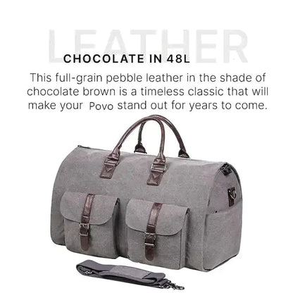 GlobeTrek - Sac de Voyage Convertible pour Vêtements avec Compartiments Organisés - Rynova