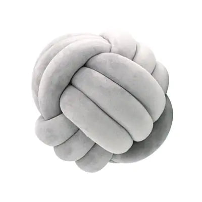 Coussin de lancer en balles nouées décoratives PlushKnot - Rynova